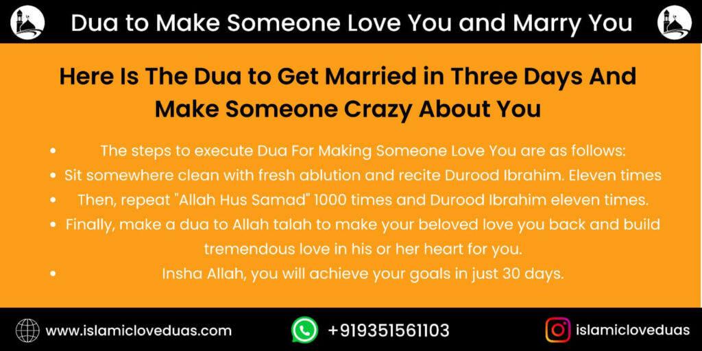Dua to Make Someone Love You and Marry You