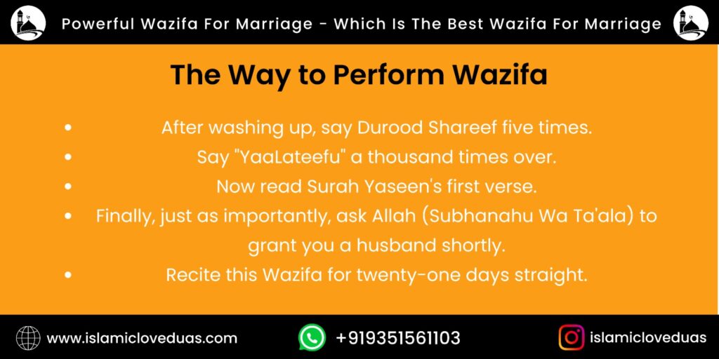 Best Wazifa For Marriage