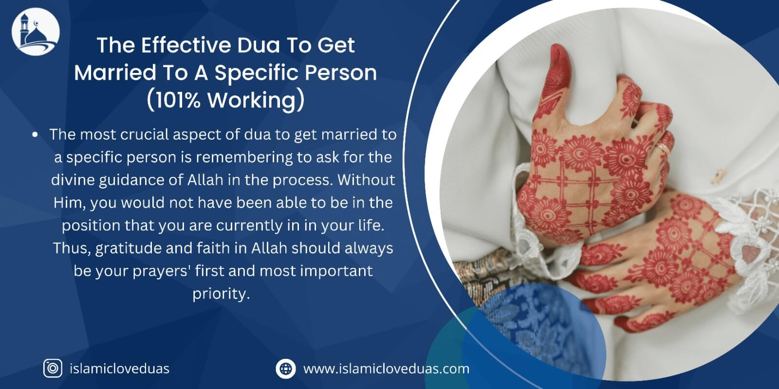 Dua To Get Married To A Specific Person