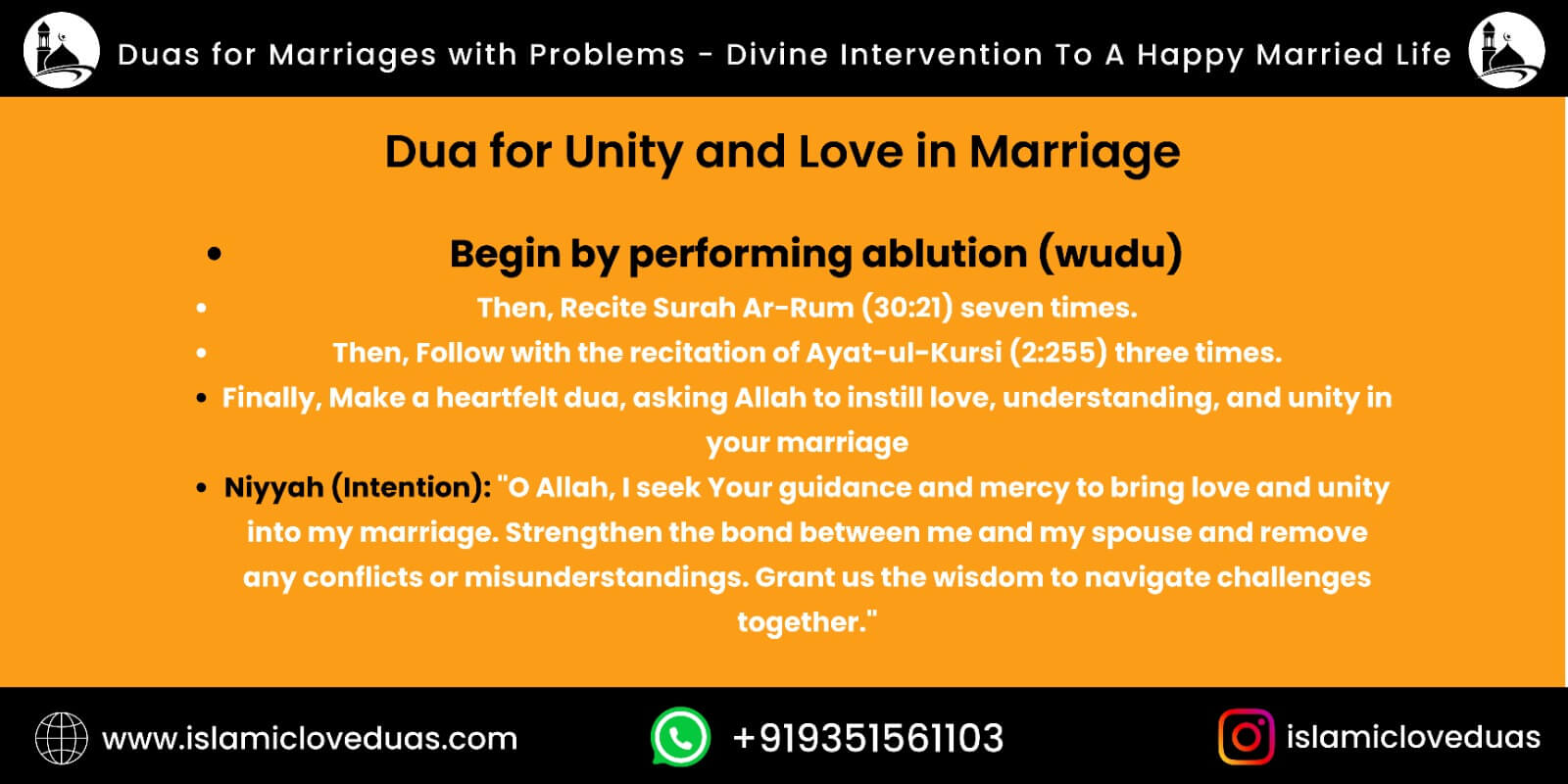 Duas for Marriages with Problems