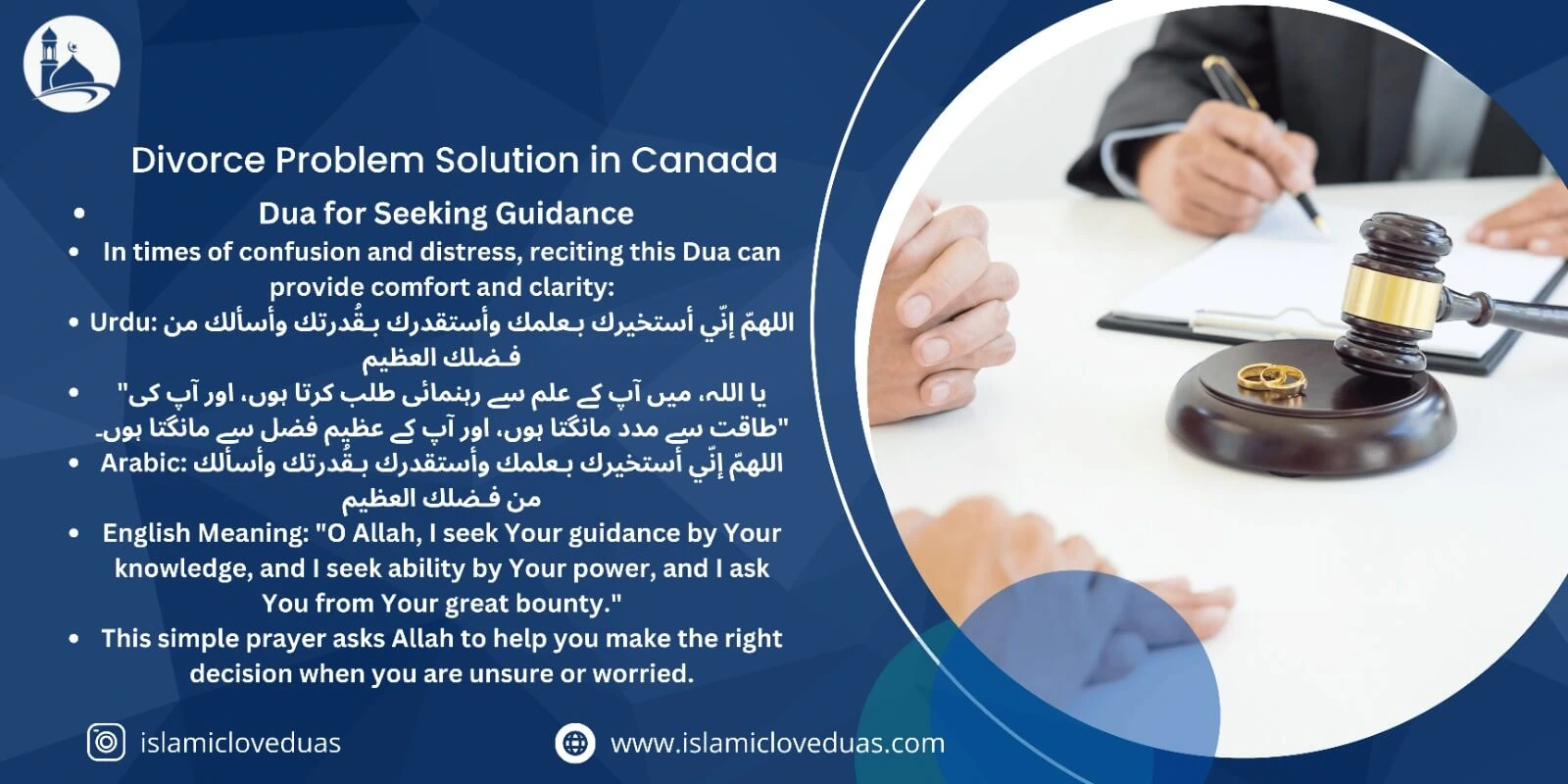 Divorce Problem Solution in Canada