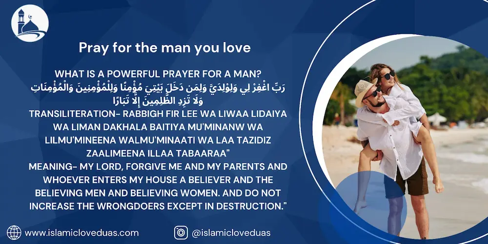 Pray for the man you love